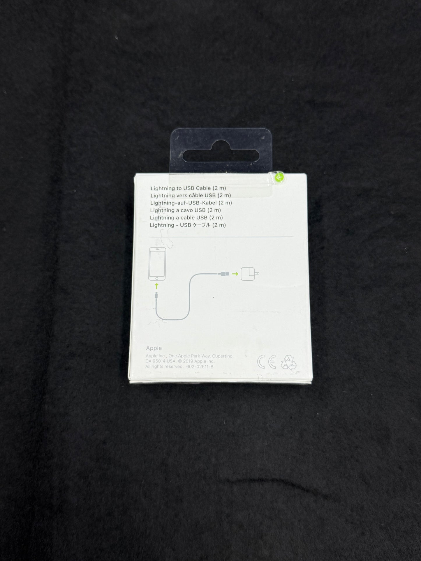 ♥ New, Factory Sealed - Apple USB Type-A to Lightning Cable 2 Meter (6.6') MD819AM/A