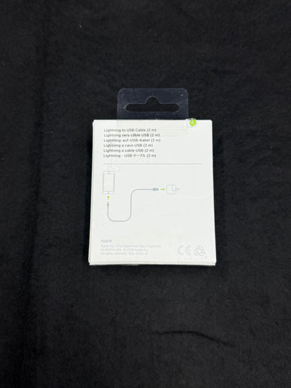 ♥ New, Factory Sealed - Apple USB Type-A to Lightning Cable 2 Meter (6.6') MD819AM/A