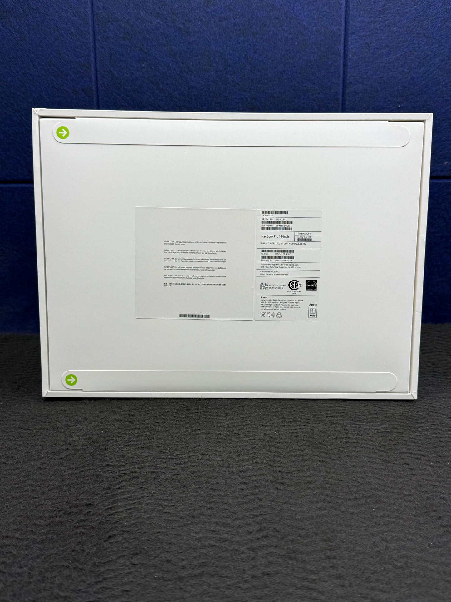 ♥ New, Factory Sealed - Apple MacBook Pro 14.2" M3 16GB/512GB Space Gray 2023 Z1C80001D