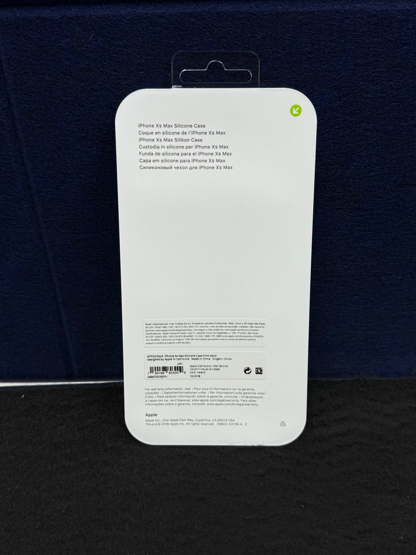 ♥ New, Factory Sealed - Apple iPhone Pink Sand Silicone Case for Xs MAX MTFD2ZM/A