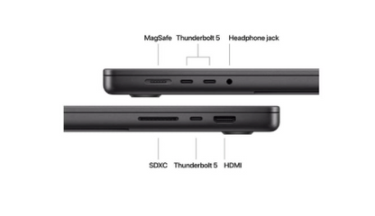  Apple MacBook Pro M4Pro-14core 24GB/512GB/BT5.3/WiFi6E/20core/16.2R (space black) (2024)