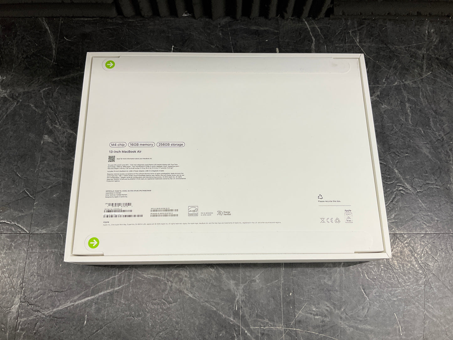  Apple MacBook Air M4 16GB/256GB/BT5/WiFi6/10core/13.6 (silver) (2024)