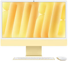 ♥ New, Factory Sealed - Apple iMac M4 16GB 256GB 10core TID 24 Yellow 2024 MWUW3LL/A