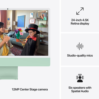 24-inch iMac - M4 (8-Core CPU and 8-Core GPU) - Green - Standard Glass
