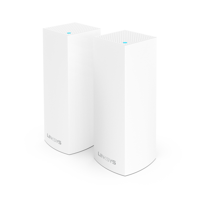 Linksys Velop Tri-Band Mesh Networking Wireless Router, 2-Pack - White