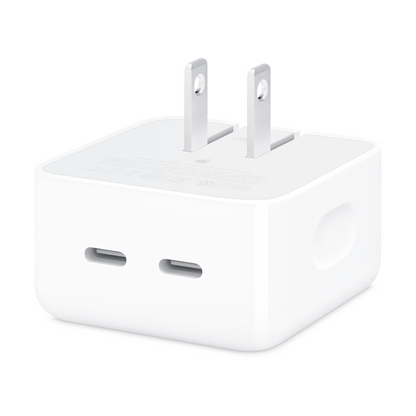 35W Dual USB-C Port Compact Power Adapter (2022)