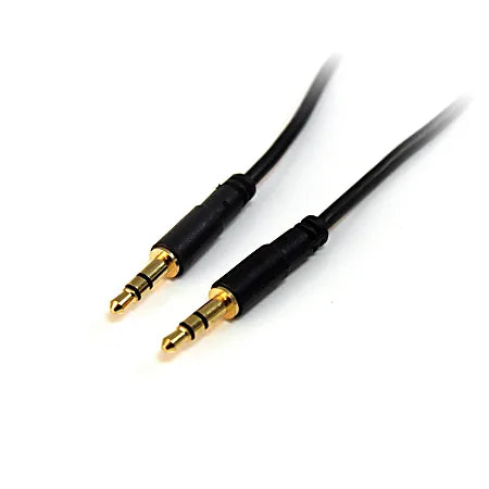 StarTech Slim 3.5mm Stereo Audio Cable - M/M - 10ft