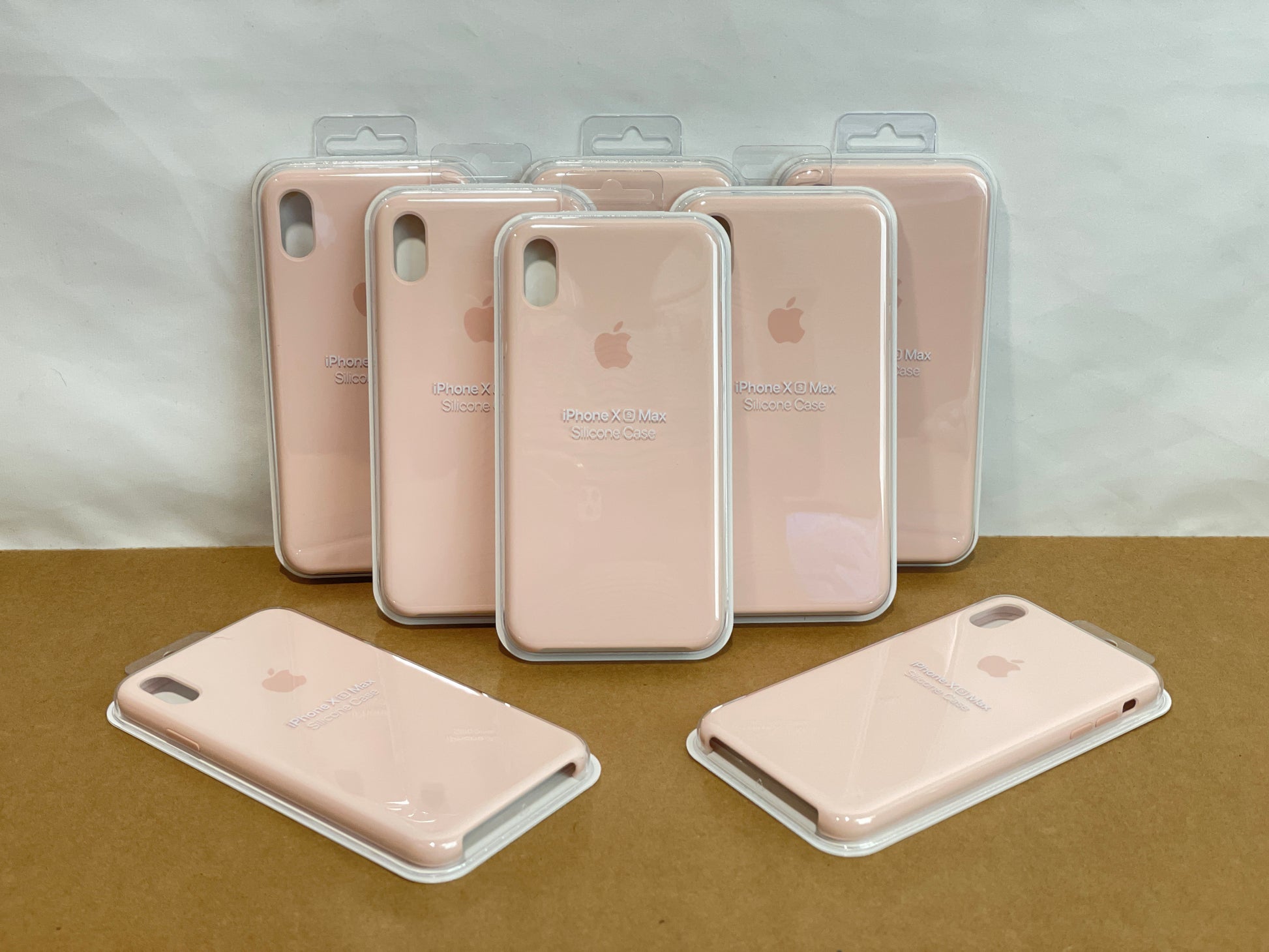 Funda de silicón para Apple iPhone 8 plus y 7 Plus, Rosa (Pink Sand)