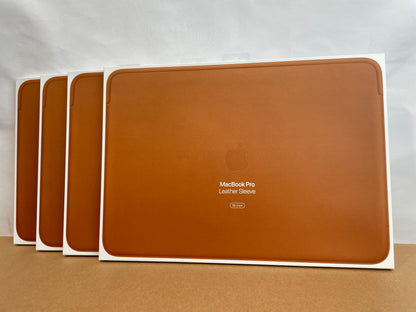 ♥ New, Factory Sealed - Apple Leather Sleeve for 16" MacBook Pro (Saddle Brown) MWV92ZM/A