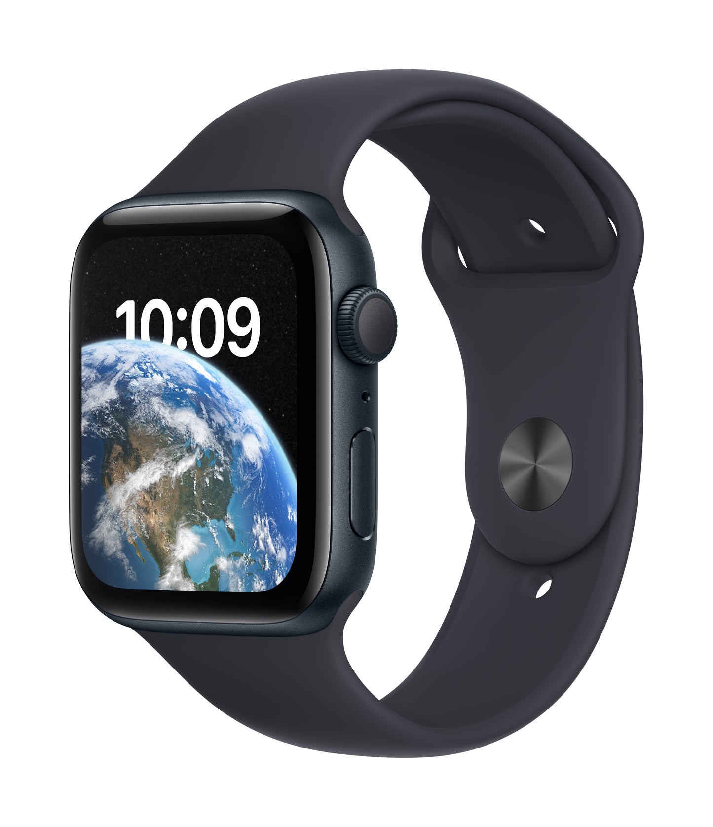 Apple Watch SE GPS 44mm Midnight Aluminum Case with Midnight Sport Ban Small Dog Electronics