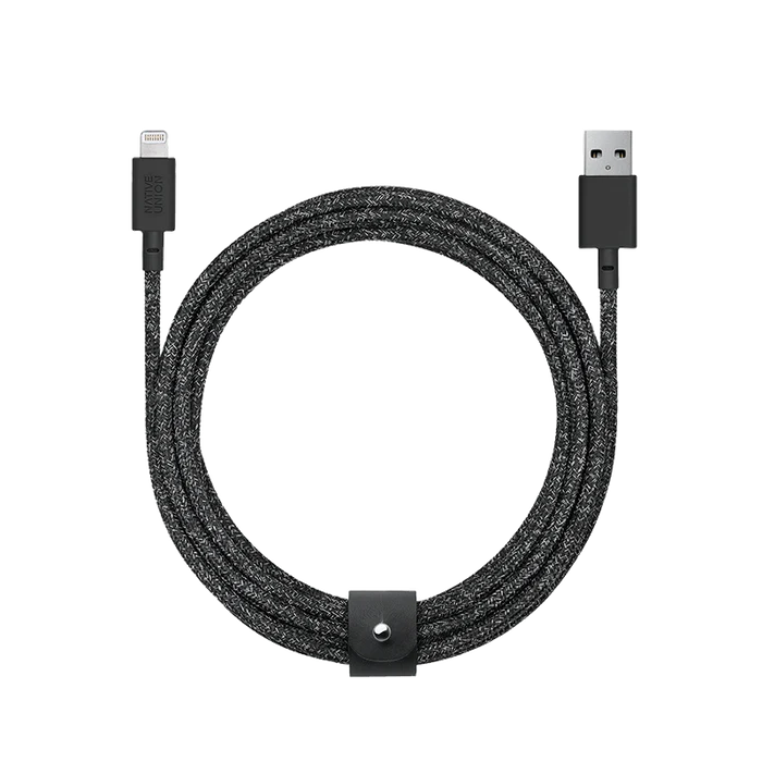 Native Union Belt Cable Ultra Strength Lightning to USB Cable 3 Meter - Cosmos/Black