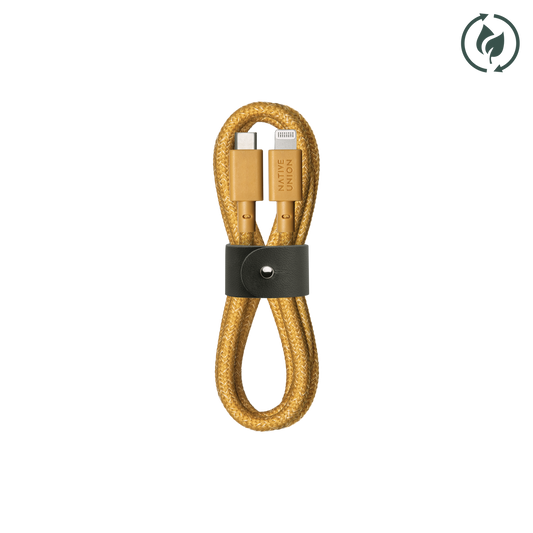 Native Union Belt Cable Ultra Strength USB-C to Lightning Cable 1.2m - Kraft