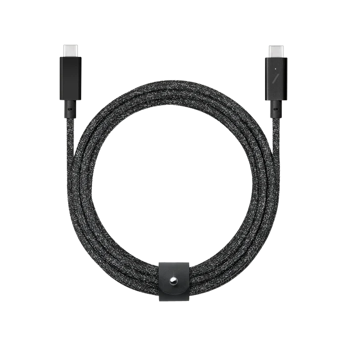 Native Union Belt Cable Ultra Strength USB-C to USB-C Cable 2.4 Meter - Cosmos/Black
