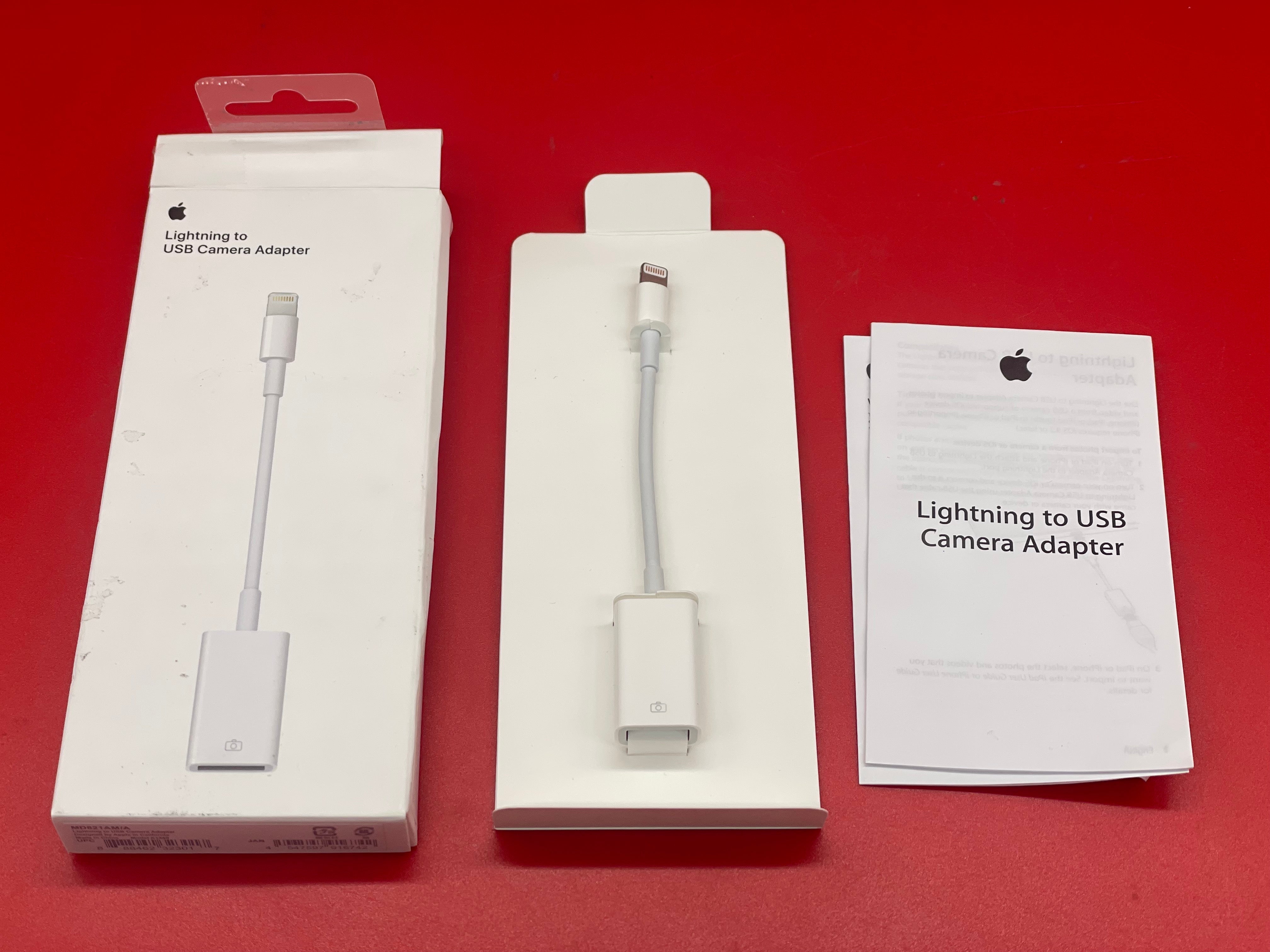 ♥ New, Open Box - Apple Lightning to USB Camera Adapter MD821AM/A