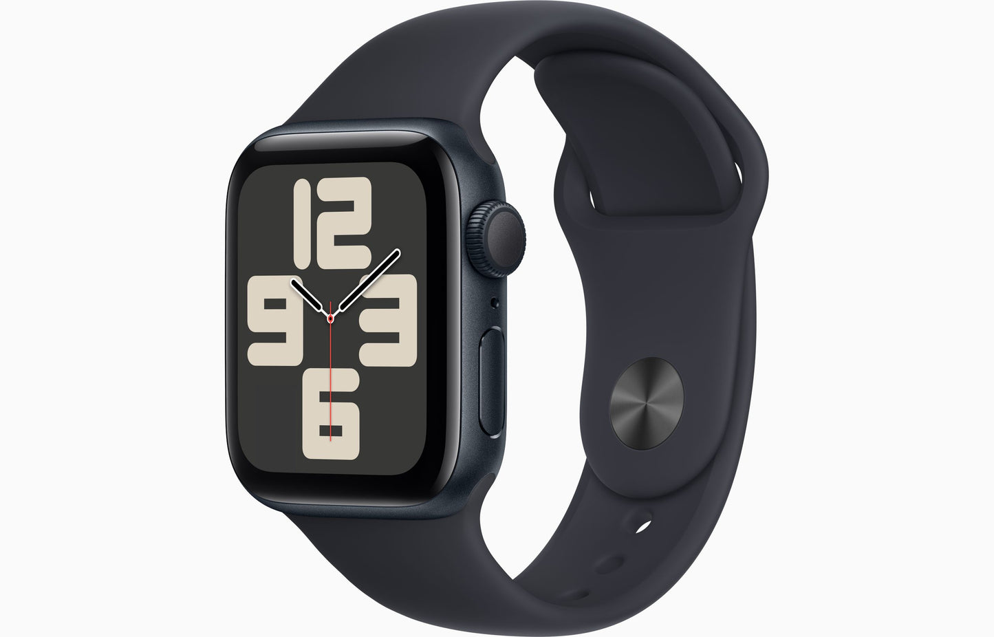Apple Watch SE GPS 40mm Midnight Aluminum Case with Midnight Sport Band - M/L