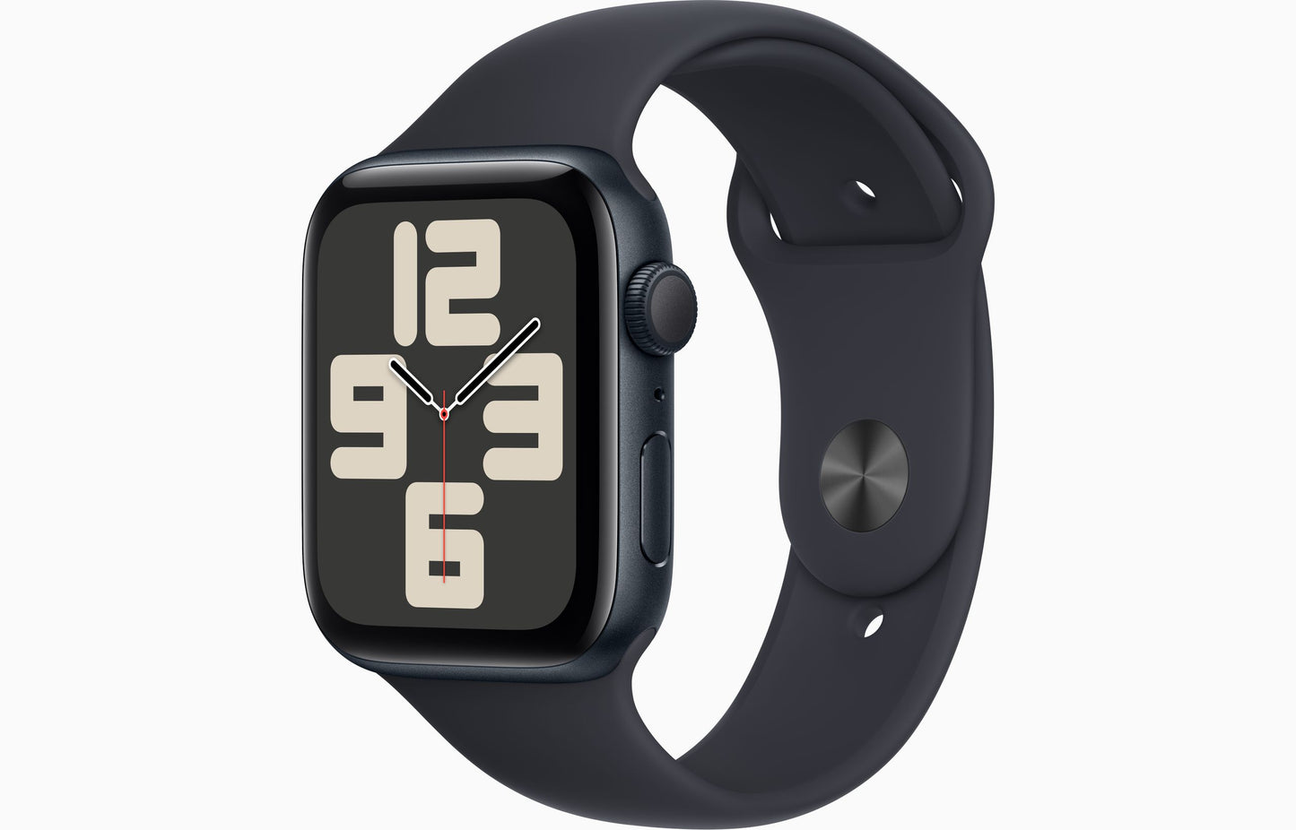 Apple Watch SE GPS 44mm Midnight Aluminum Case with Midnight Sport Band - S/M