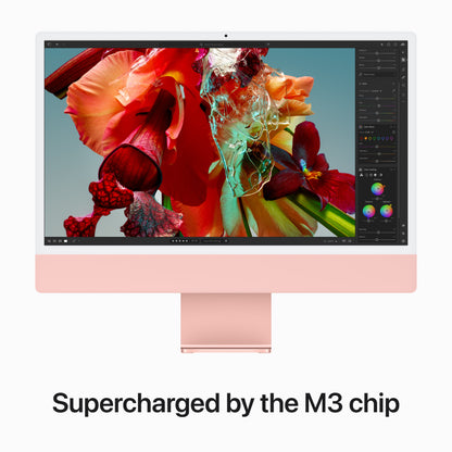 24-inch iMac - M3 (8-core CPU and 8-core GPU) - Pink