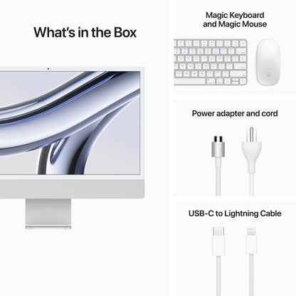 24-inch iMac - M3 (8-core CPU and 8-core GPU) - Silver