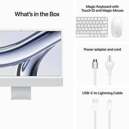 24-inch iMac - M3 (8-core CPU and 10-core GPU) - Silver