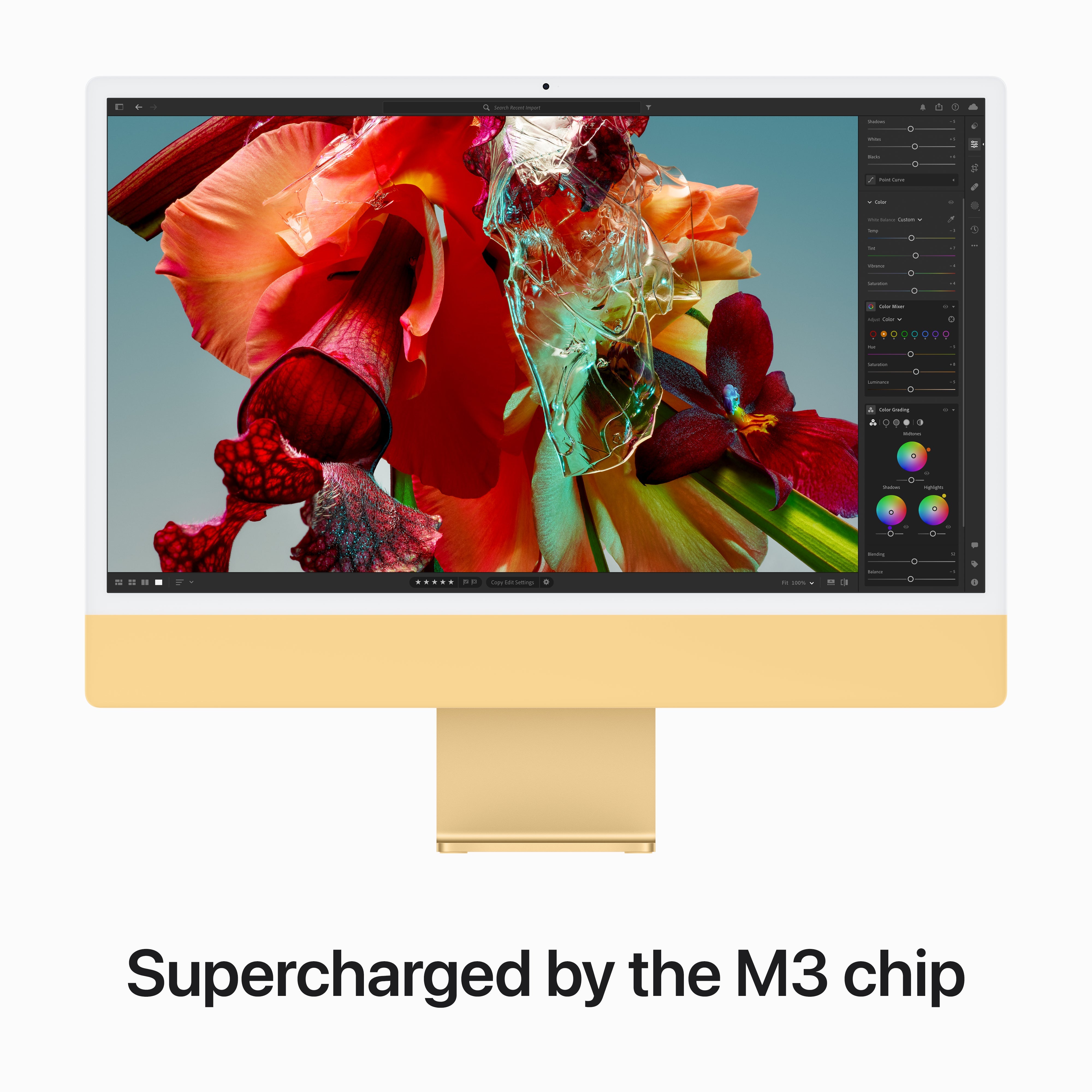 24-inch iMac - M3 (8-core CPU and 10-core GPU) - Yellow – Small 
