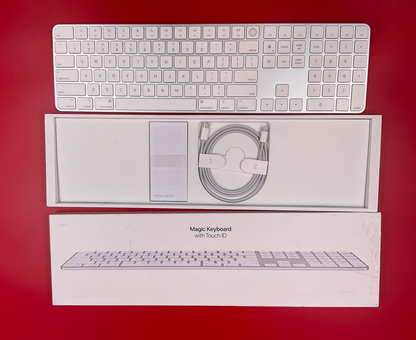 ♥ New, Open Box - Apple Magic Keyboard with Touch ID and Numeric Keypad MK2C3LL/A