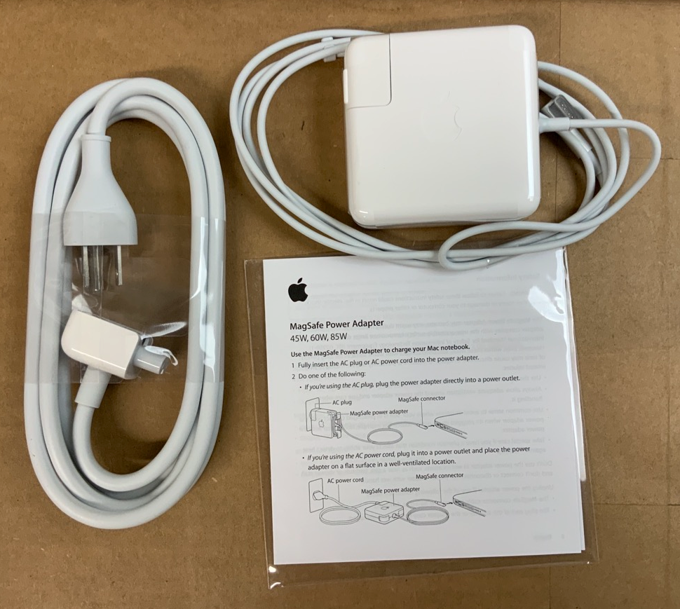 ♥ New, Open Box - Apple 60W MagSafe Power Adapter MC461LL/A