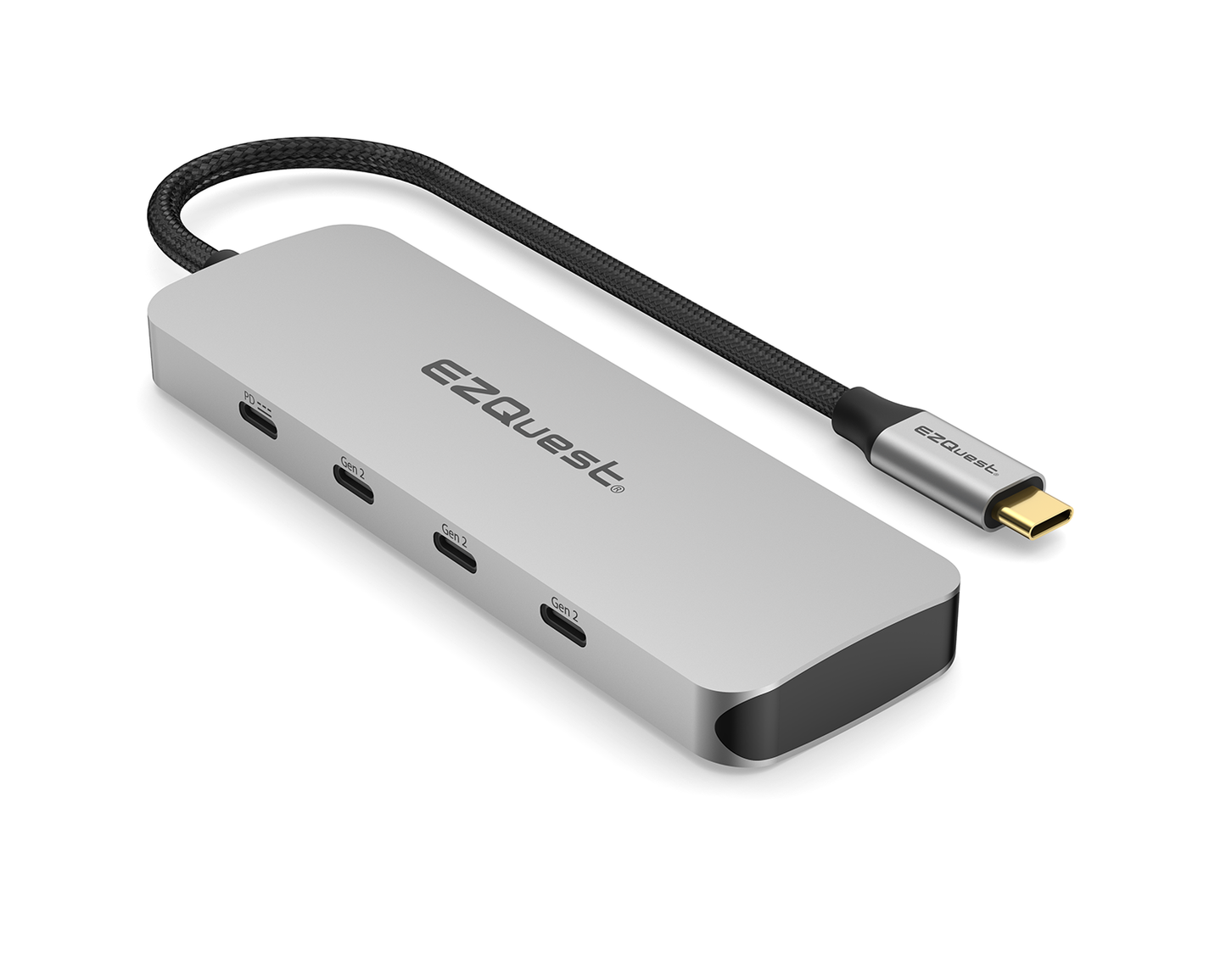 EZQuest 7-Port USB Hub Adapter with 3x USB-C 3.1, 3x USB 3.0, and 1x USB-C Pass Through Port