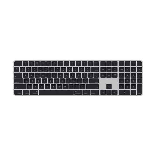 Magic Keyboard with Touch ID and Numeric Keypad for Mac models with Apple silicon - Black Keys - US English