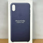 ♥ New, Factory Sealed - Apple iPhone Xs Max Midnight Blue Leather Case MRWU2ZM/A