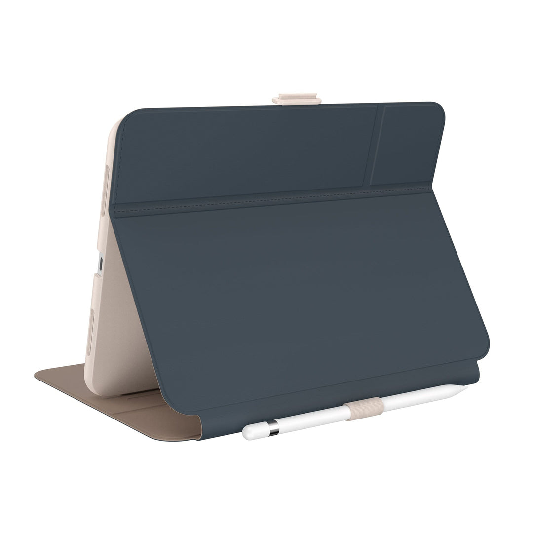 Speck Balance Carrying Case (Folio Clear) for 10.9in iPad 10th Gen - Almond Milk/Mocha/Charcoal