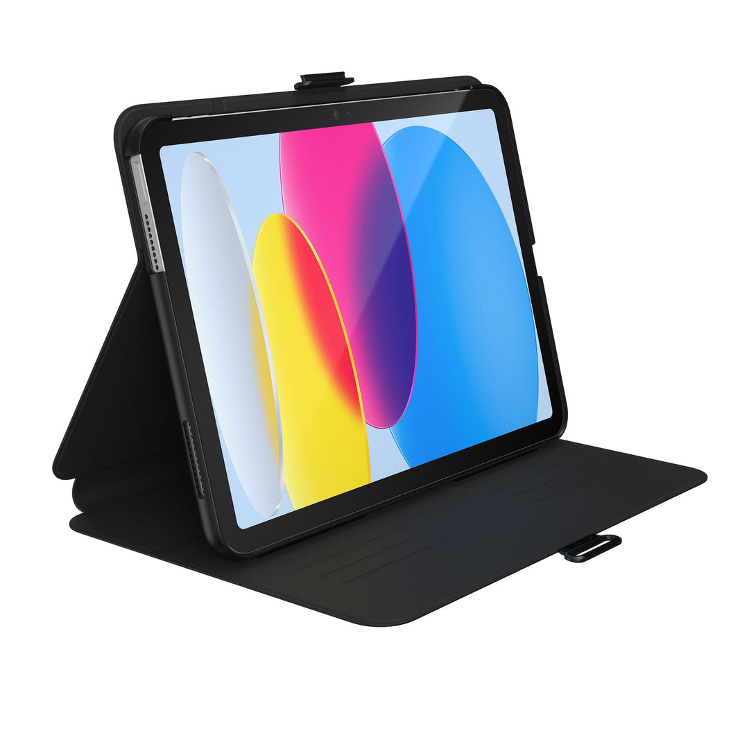 Speck Balance Carrying Case (Folio Clear) for 10.9in iPad 10th Gen - Black/Black/White
